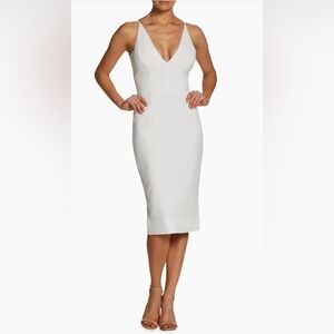 Dress the Population White Cocktail Dress Size S